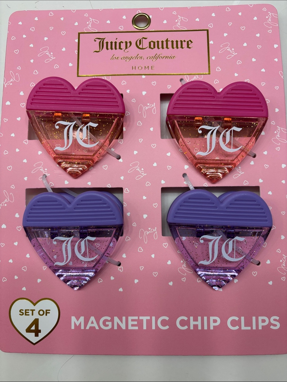 Juicy Couture magnetic chip clips - NWT
